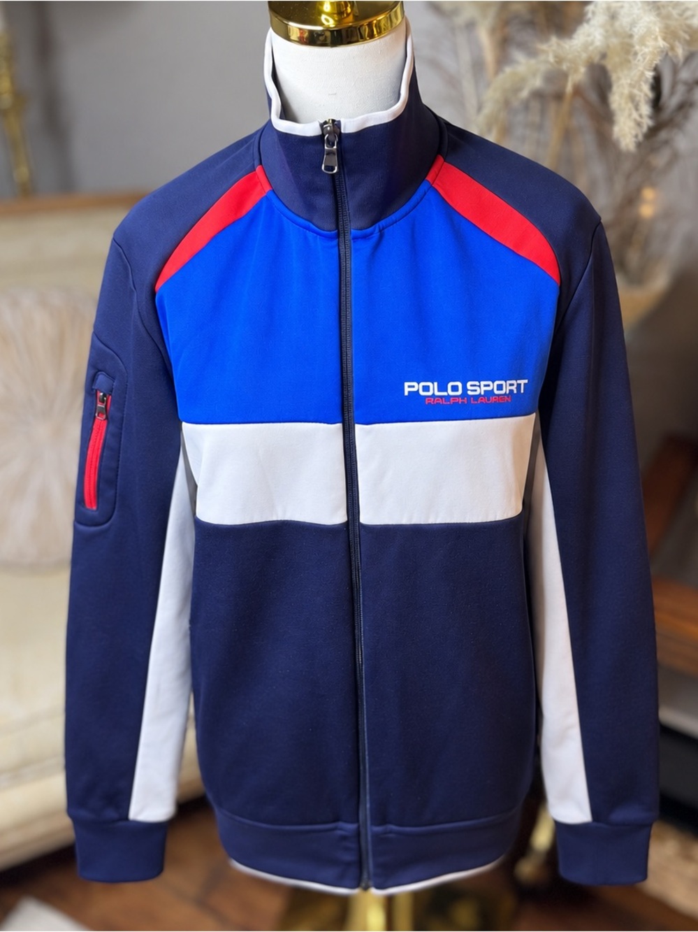 Polo by Ralph Lauren Full Zip Performance Jacket Classic Sport Preppy Streetwear